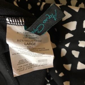 Aqua Green Swim - Black and White One-Piece Bathing Suit Aqua Green Swim - Black and White One-Piece Bathing Suit